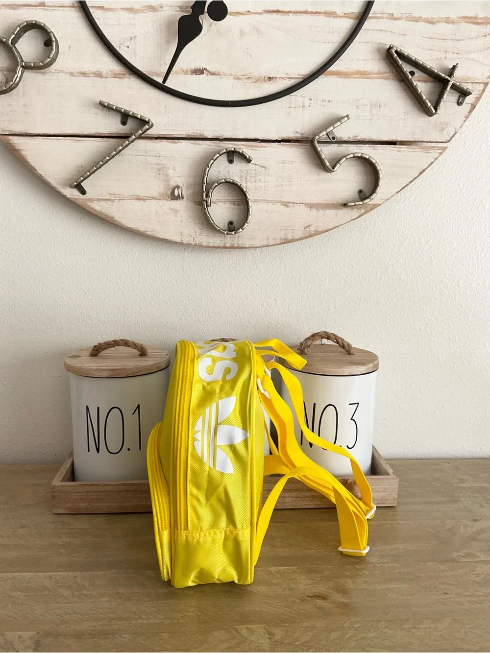 Adidas Yellow Mini Backpack